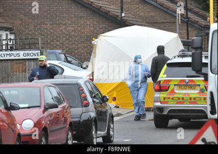 Wood Green, Londres, Royaume-Uni. 11 décembre 2015 Jermaine Baker abattues par des policiers à Wood Green Banque D'Images