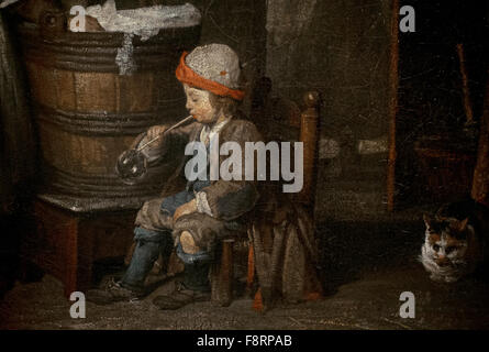 Jean Siméon Chardin (1699-1779). Le peintre français. La lavandière. Musée national. Stockholm. La Suède. Banque D'Images