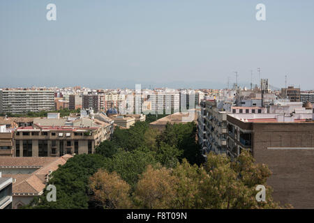 Avis de valence de Las Torres de Quart, Valence, Espagne. Banque D'Images