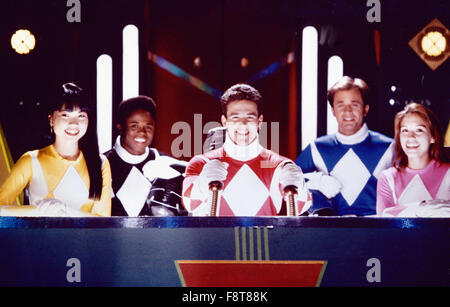 Mighty Morphin Power Rangers, Actionserie, USA 1993-1996, acteurs : Walter Jones, Amy Jo Johnson, John Austin, Thuy Trang, David Yost. Banque D'Images