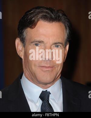 Los Angeles, CA. Dec 10, 2015. Dennis Quaid à la conférence de presse pour la 73e assemblée annuelle Golden Globe Awards annonce, le Beverly Hilton Hotel, Los Angeles, CA, 10 décembre 2015. © Dee Cercone/Everett Collection/Alamy Live News Banque D'Images