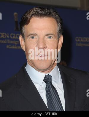 Los Angeles, CA. Dec 10, 2015. Dennis Quaid à la conférence de presse pour la 73e assemblée annuelle Golden Globe Awards annonce, le Beverly Hilton Hotel, Los Angeles, CA, 10 décembre 2015. © Dee Cercone/Everett Collection/Alamy Live News Banque D'Images