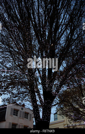 Décoration de Noël à Brighton, Sussex, Royaume-Uni. Banque D'Images