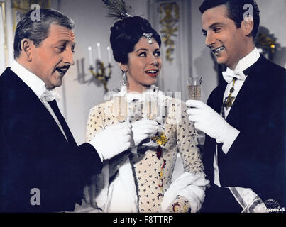 Die Fledermaus, Österreich 1961, Regie : Geza von Cziffra, acteurs : Gunther Philipp, Marianne Koch, Boy Gobert Banque D'Images