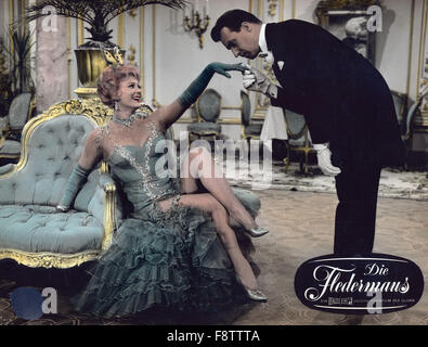 Die Fledermaus, Österreich 1961, Regie : Geza von Cziffra, acteurs : Marika Rökk, Peter Alexander Banque D'Images