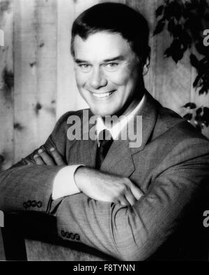 Der amerikanische Acteurs et Actrices Larry Hagman, 1980er Jahre. L'acteur américain Larry Hagman, 1980. Banque D'Images