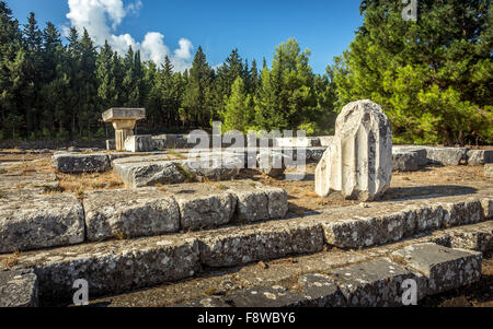 Site antique de Asclépiéion grec à Thessalonique Banque D'Images