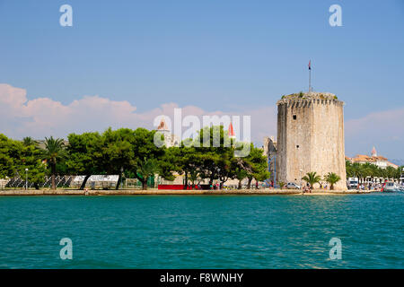 Forteresse Kamerlengo, Trogir, en Dalmatie, Croatie Banque D'Images