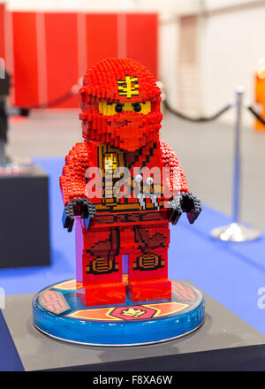 ExCel, Londres, Royaume-Uni, le 11 décembre, 2015. Lego briques Expo 2015 est une exposition dédiée à Lego qui se déroule pendant trois jours. Copyright Carol Moir/Alamy Live News Banque D'Images