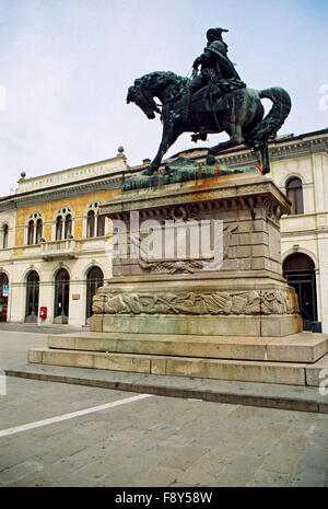Italie, Vénétie, Rovigo, Giuseppe Garibaldi, Monument Giuseppe Garibaldi Banque D'Images