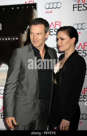 Le Festival de 2015 présenté par le Gala d'avant-centre Audi de Columbia Pictures' 'Commotion" au théâtre chinois de Grauman avec : Stephen Moyer, Anna Paquin Où : Los Angeles, California, United States Quand : 11 Nov 2015 Banque D'Images