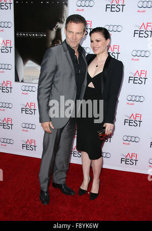 Le Festival de 2015 présenté par le Gala d'avant-centre Audi de Columbia Pictures' 'Commotion' Avec : Stephen Moyer, Anna Paquin Où : Hollywood, California, United States Quand : 10 Nov 2015 Banque D'Images