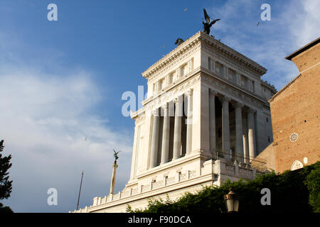 (Vittoriano monument Vittorio Emanuele II) à Rome, Italie Banque D'Images