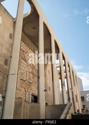 Grande Synagogue de Tel Aviv entrée principale Banque D'Images