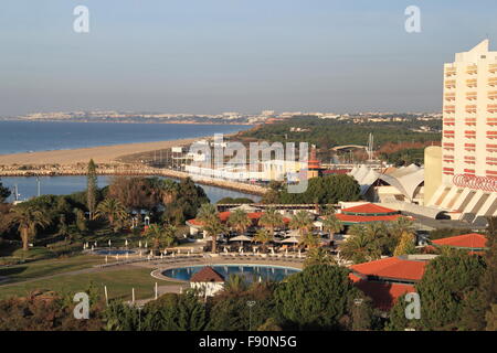 Tivoli Marina Vilamoura, à partir de l'hôtel Vila Galé Ampalius, Alameda Praia da Marina, Vilamoura, Quarteira, Algarve, Portugal, Europe Banque D'Images