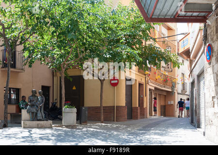 Placa del Paraíso, Maresme Tordera, comté, province de Barcelone, Catalogne, Espagne Banque D'Images