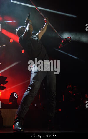 Liverpool, Royaume-Uni. 12 décembre 2015. Seal effectue comme l'artiste invité de Duran Duran sur la dernière date de leur tournée au Liverpool Echo Arena. © Paul Warburton/Alamy Live News Banque D'Images