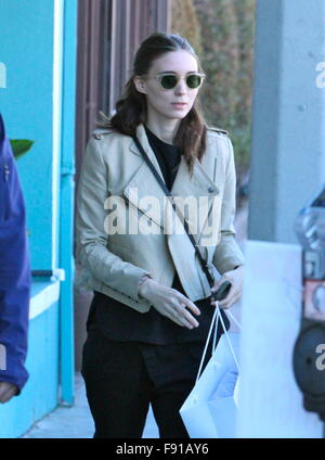 West Hollywood, Californie, USA. Dec 12, 2015. Rooney Mara , West Hollywood, CA, USA Crédit : Le support de circuit/Alamy Live News Banque D'Images