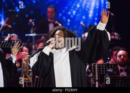 Rome - Concert de Noël dans l'Auditorium Conciliazione, avec beaucoup d'artiste internationale Banque D'Images