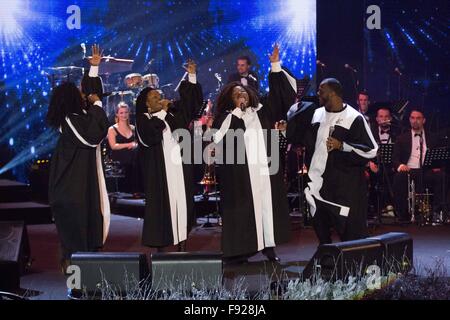 Rome - Concert de Noël dans l'Auditorium Conciliazione, avec beaucoup d'artiste internationale Banque D'Images