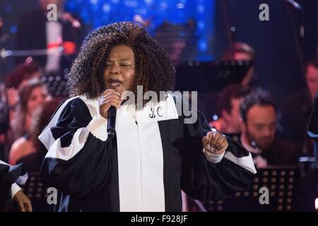 Rome - Concert de Noël dans l'Auditorium Conciliazione, avec beaucoup d'artiste internationale Banque D'Images