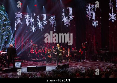 Rome - Concert de Noël dans l'Auditorium Conciliazione, avec beaucoup d'artiste internationale Banque D'Images