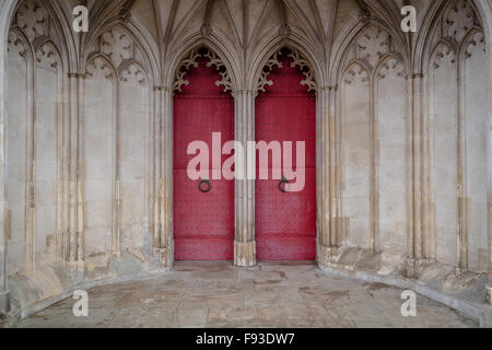 Portes rouges Banque D'Images