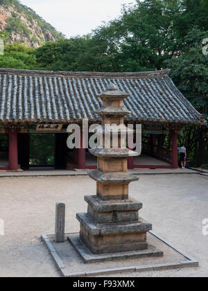 Temple Songbul, la Corée du Nord, d'Asie Banque D'Images