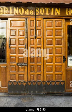 Restaurant Botin Madrid Espagne Banque D'Images