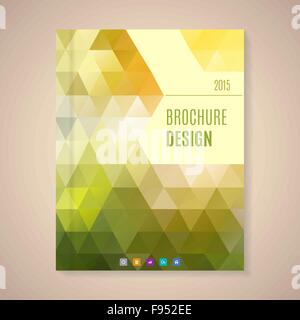 Modèle vectoriel pour brochure Illustration de Vecteur