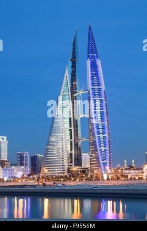 Bahrain World Trade Centre Banque D'Images