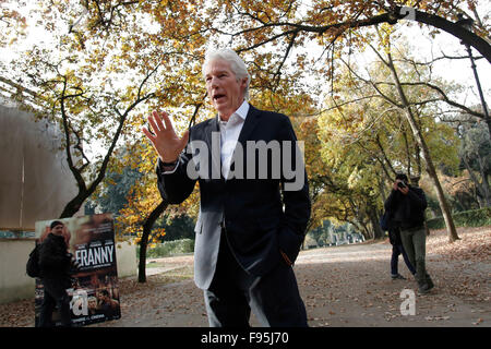 Rome, Italie. 14 Décembre, 2015. Richard Gere Roma 14-12-2015 Casa del Cinema. Franny Photocall. Credit : Samantha Zucchi/ Insidefoto/ Alamy Live News Banque D'Images