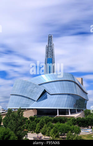 Musée canadien pour les droits de l'homme, Winnipeg, Manitoba, Canada Banque D'Images