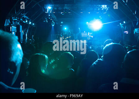 Les STRANGLERS au Festival de l'assistant dans l'Aberdeenshire, en Écosse, le 26 août 2011. Banque D'Images