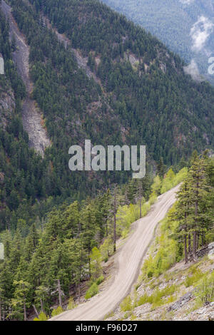 La Colombie-Britannique, le Canada, l'autoroute 20, 'La colline', Banque D'Images