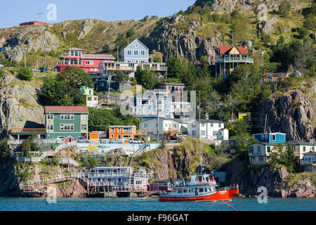 Les Narrows, port de St John's, Terre-Neuve, Canada Banque D'Images