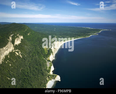 CapDesRosiersEst, parc national Forillon, Québec, Canada Banque D'Images