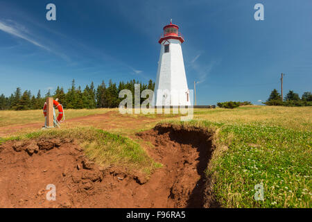 Leuchtturm, Seacow Head, Prince Edward Island, Canada Banque D'Images