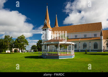 Saint Jean Baptiste, l'Église Catholique Romaine Miscouche, Prince Edward Island, Canada Banque D'Images