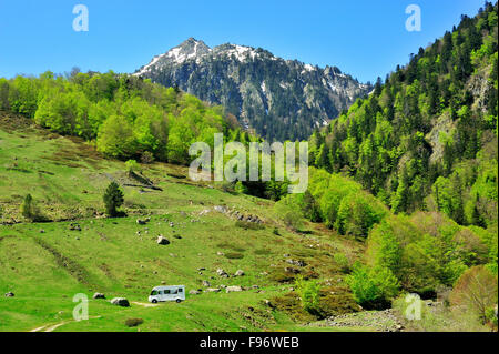 Zone Bious Oumettes, Parc National des Pyrénées, PyreneesAtlantique Ministère, Aquitaine, France Banque D'Images