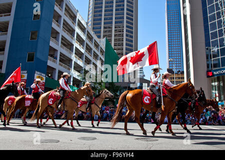 2015 Défilé du Stampede de Calgary, Calgary, Alberta, Canada Banque D'Images