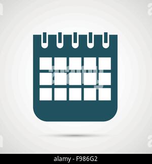 Calendrier vecteur isolé sur fond blanc Illustration de Vecteur