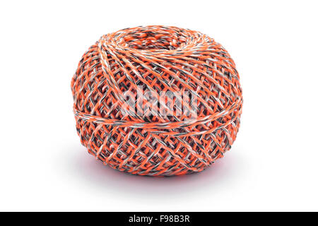 String ball isolated on white Banque D'Images