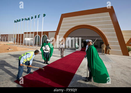 Le nouvel aéroport de Nouakchott-Oumtounsy est ouvert en 2016, la Mauritanie Banque D'Images