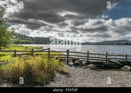 Llyn Tegid Bala Lake ou dans Merionethshire Gwynedd au Pays de Galles photos prises à Llangower Banque D'Images