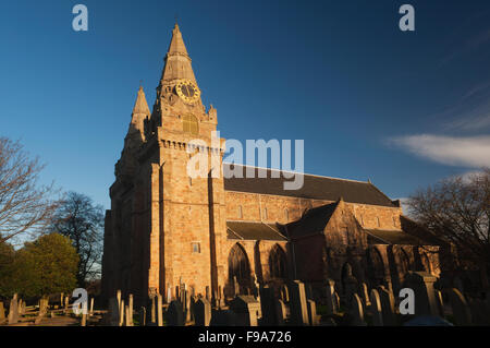 Cathédrale St Machars au coucher du soleil, Aberdeen, Ecosse. Banque D'Images