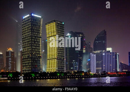 Les toits de Shanghai, Chine Banque D'Images