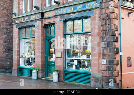 James et John Graham l'épicerie traditionnelle à Penrith Cumbria Lake District UK Banque D'Images