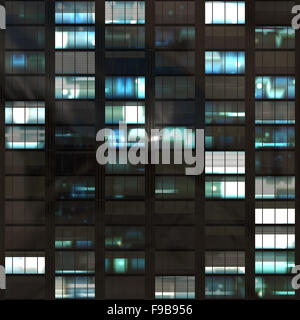 Abstrait moderne office windows Banque D'Images