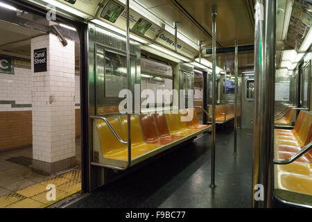 New York city subway location Banque D'Images